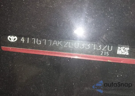 2020 Toyota Camry Se из США, поврежденный, VIN 4T1G11AK2LU331320